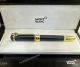 NEW! High Quality Mont blanc Writers Edition Sir Arthur Conan Doyle Roller ball Pen Blue Gold Trim (2)_th.jpg